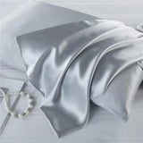 100% Pure Mulberry Silk Pillowcase for Hair and Skin - Hypoallergenic, Soft & Breathable, Envelope Closure Design,2 pack