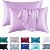 Pillowcases Set of 2(20"*26"), Ultra-Soft Microfiber Pillow Covers, Fade-Resistant & Hypoallergenic, Envelope Closure Design