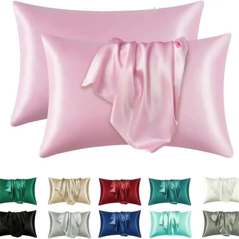 Pillowcases Set of 2(20"*26"), Ultra-Soft Microfiber Pillow Covers, Fade-Resistant & Hypoallergenic, Envelope Closure Design