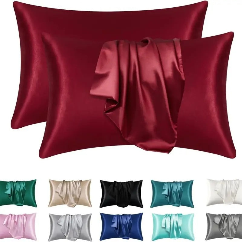 Pillowcases Set of 2(20"*26"), Ultra-Soft Microfiber Pillow Covers, Fade-Resistant & Hypoallergenic, Envelope Closure Design