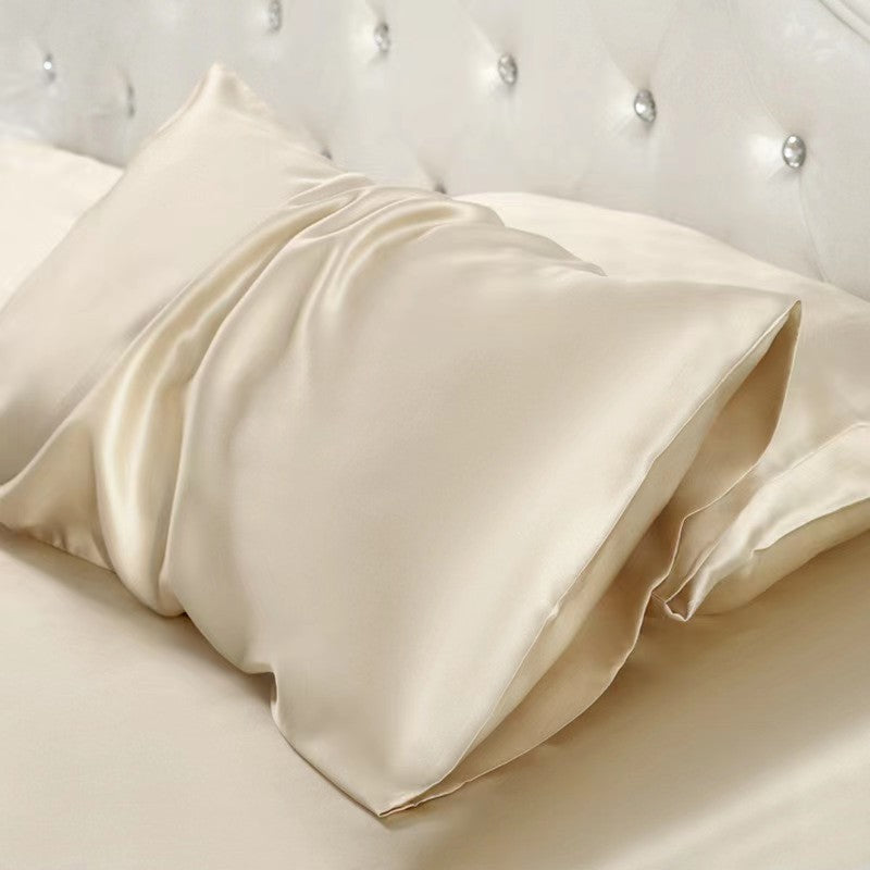 100% Pure Mulberry Silk Pillowcase for Hair and Skin - Hypoallergenic, Soft & Breathable, Envelope Closure Design,2 pack