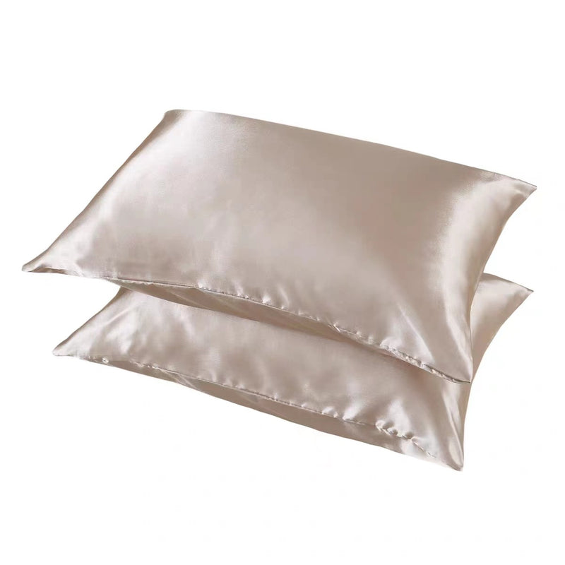 100% Pure Mulberry Silk Pillowcase for Hair and Skin - Hypoallergenic, Soft & Breathable, Envelope Closure Design,2 pack