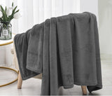 Alansma Luxurious Fleece Throw Blanket – Ultra Soft, Warm, and Lightweight Blanket for Couch, Bed, or Travel