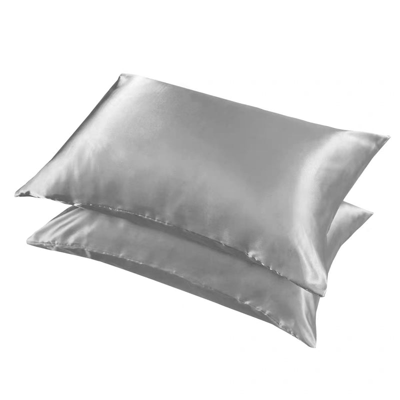 100% Pure Mulberry Silk Pillowcase for Hair and Skin - Hypoallergenic, Soft & Breathable, Envelope Closure Design,2 pack