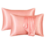 100% Pure Mulberry Silk Pillowcase for Hair and Skin - Hypoallergenic, Soft & Breathable, Envelope Closure Design,2 pack