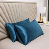 100% Pure Mulberry Silk Pillowcase for Hair and Skin - Hypoallergenic, Soft & Breathable, Envelope Closure Design,2 pack