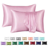 100% Pure Mulberry Silk Pillowcase for Hair and Skin - Hypoallergenic, Soft & Breathable, Envelope Closure Design,2 pack