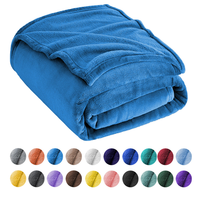 Alansma Luxurious Fleece Throw Blanket – Ultra Soft, Warm, and Lightweight Blanket for Couch, Bed, or Travel