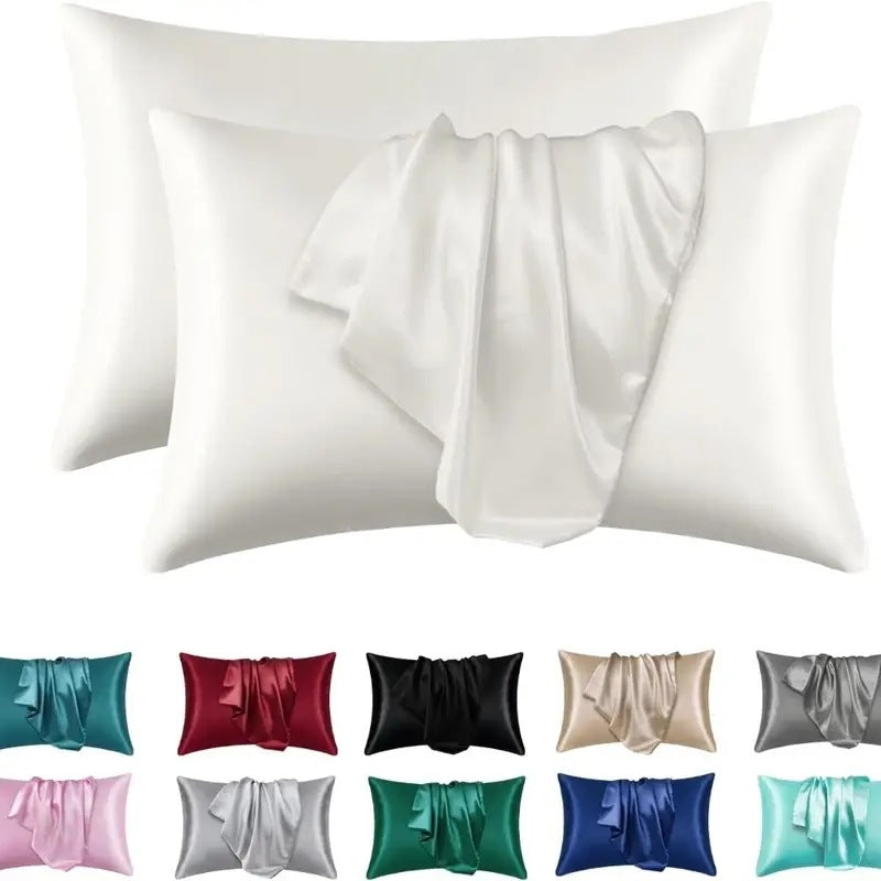 Pillowcases Set of 2(20"*26"), Ultra-Soft Microfiber Pillow Covers, Fade-Resistant & Hypoallergenic, Envelope Closure Design