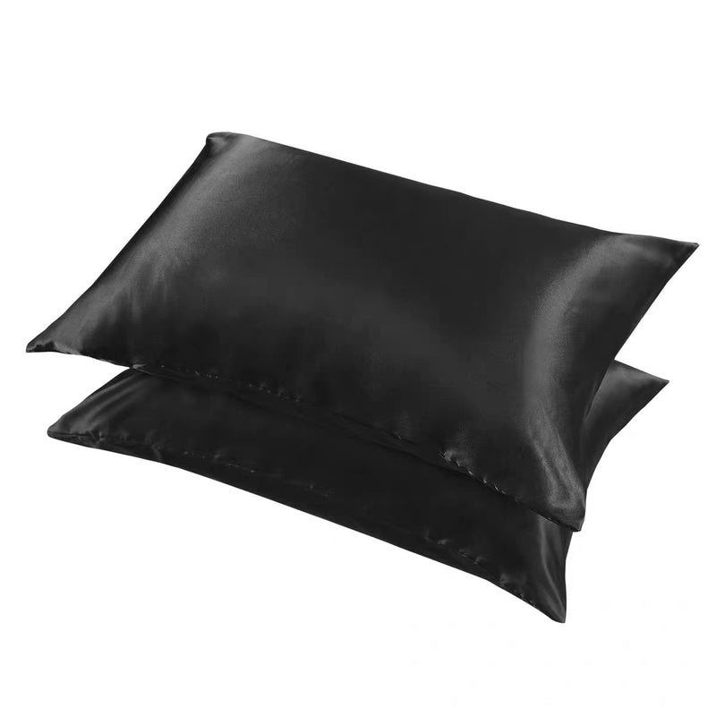 100% Pure Mulberry Silk Pillowcase for Hair and Skin - Hypoallergenic, Soft & Breathable, Envelope Closure Design,2 pack