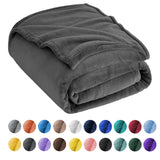 Alansma Luxurious Fleece Throw Blanket – Ultra Soft, Warm, and Lightweight Blanket for Couch, Bed, or Travel