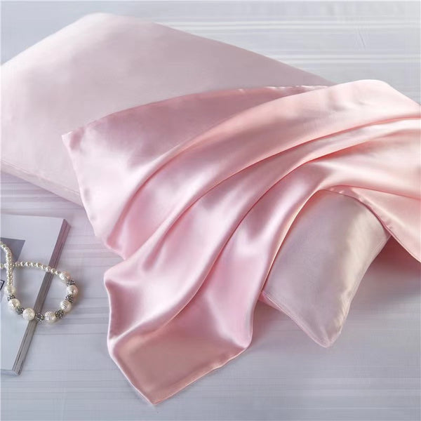 100% Pure Mulberry Silk Pillowcase for Hair and Skin - Hypoallergenic, Soft & Breathable, Envelope Closure Design,2 pack