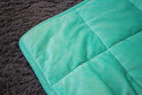 Alansma Premium Weighted Blanket for Adults - 100% Breathable Cotton, 15 lbs&20lbs Heavy Blanket for Deep Sleep, 60x80&48x72 Inches, Yellow&Green blankets