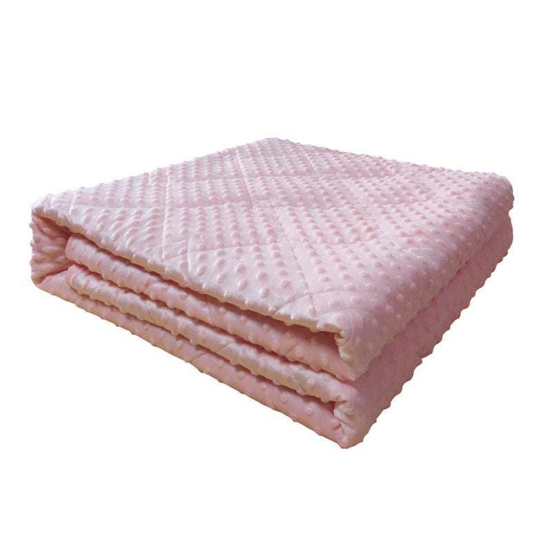 ALANSMA Weighted Blankets Adult 20 lbs Pink,  Heavy Blanket, Premium Cotton with Natural Glass Beads for All Season