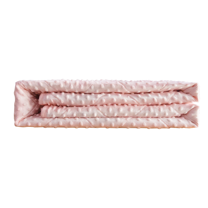 ALANSMA Weighted Blankets Kids 5 lbs Pink,Heavy Blanket, Premium Cotton with Natural Glass Beads for All Season